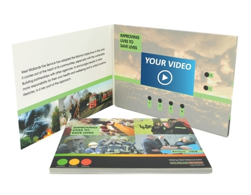 Buon prezzo Strumento di marketing carta materiale schermo LCD da 4,3'/5' con i vostri video video brochure carta video in libro in linea