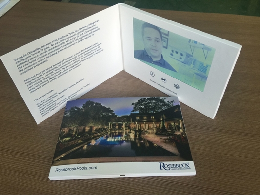 Good price 256MB Memory Custom Video Brochures All In One For Construction Campaign Video Mailer online
