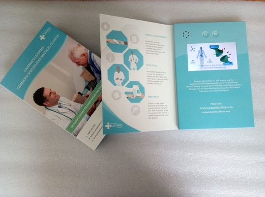Good price Marketing Digital Video Book IPS Screen For Pharmaceutical Event online