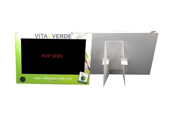 Good price Paper Material Video POP Display 10.1 Inch With Paper Holder Stand online