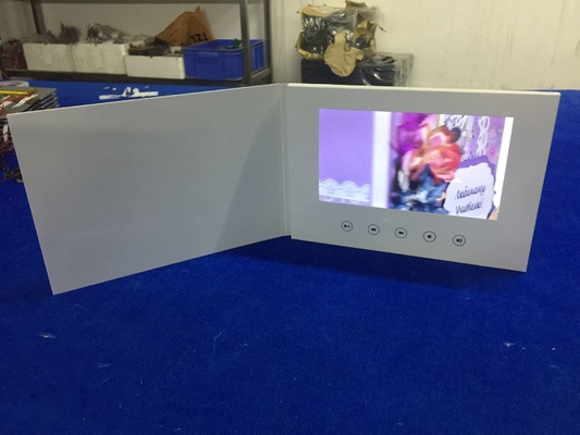 Good price 7 Inch Video Greeting Card With No Printing TFT Screen 153x86mm Display Area online