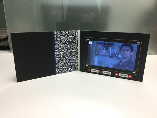 Good price Card Product Type 7''  lcd screen video brochure card video mailer custom video in print card with button control online