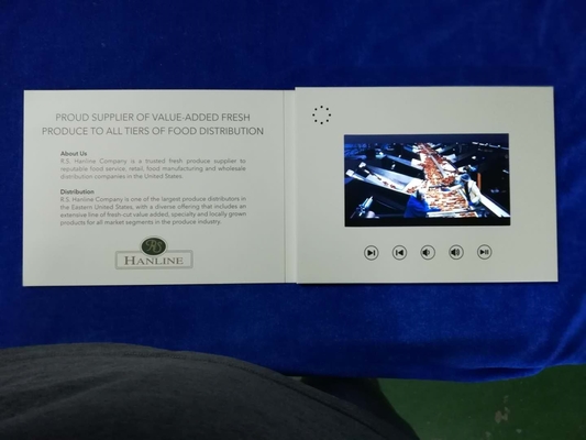 Good price Innovative Video Card Mailer Lcd Screen For Food Distribution online