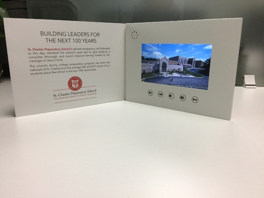 Good price Rechargeable Interactive Video Brochure Folded For Invitation online
