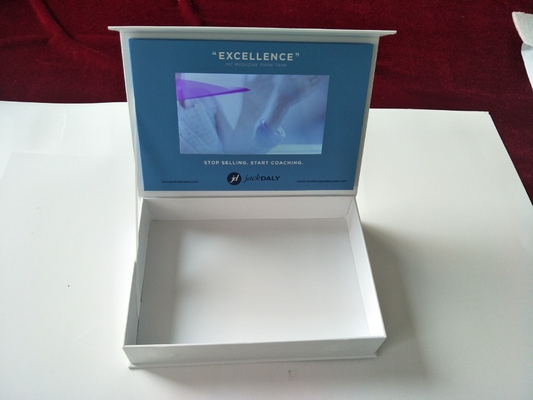 Good price 7 Inch Video Brochure Box Cardboard For Presentation Advertising online