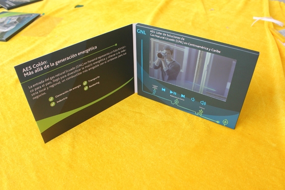 Good price Rechargeable LCD Video Brochure Folded For Event Lecture ROHS online